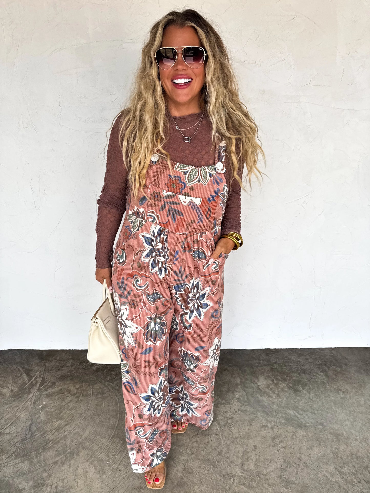 Fall Print Karli Overalls [[PRE-ORDER]]
