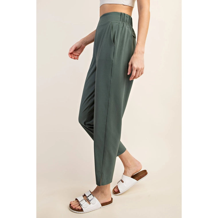 Sage Crinkle Pant