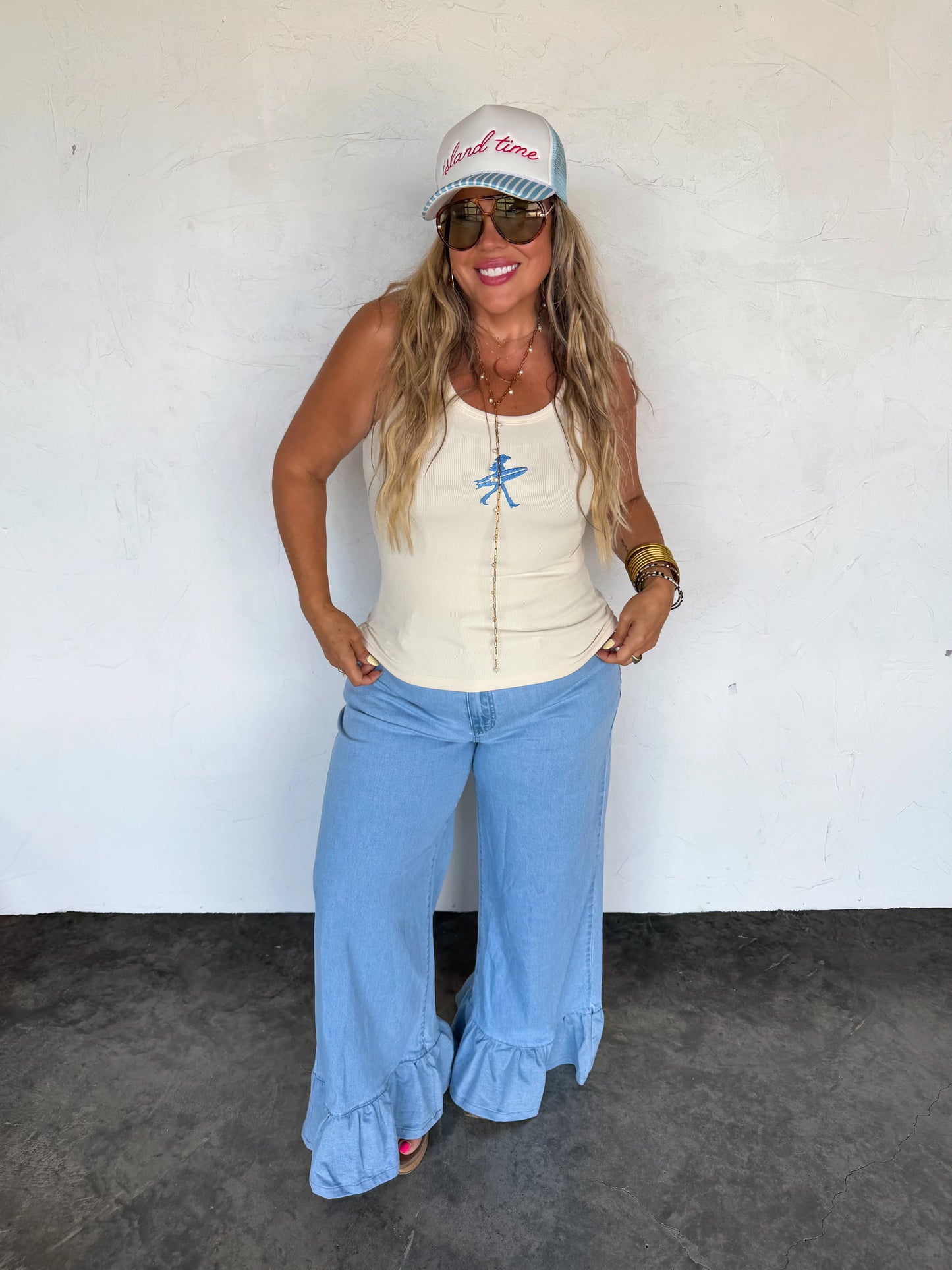 Callie Ruffle Jeans [[ETA end of June]]
