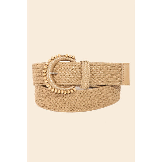 Elastic Braided Fashion Belt