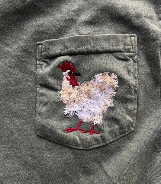 Mother Clucker Embroidered Tee