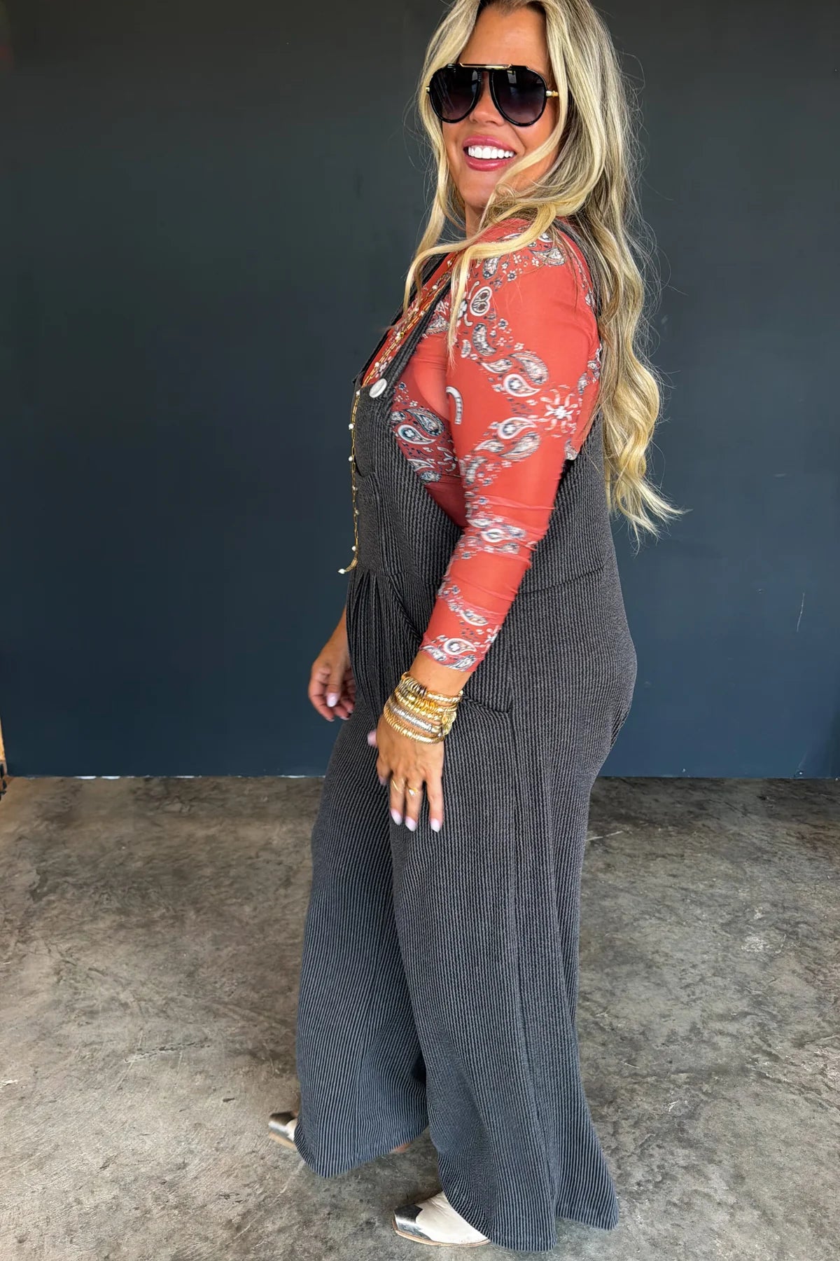 FALL KARLI OVERALLS CHARCOAL