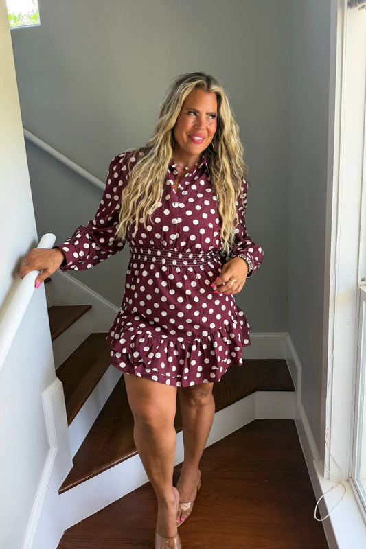 Windsor Dress in Polka Dot