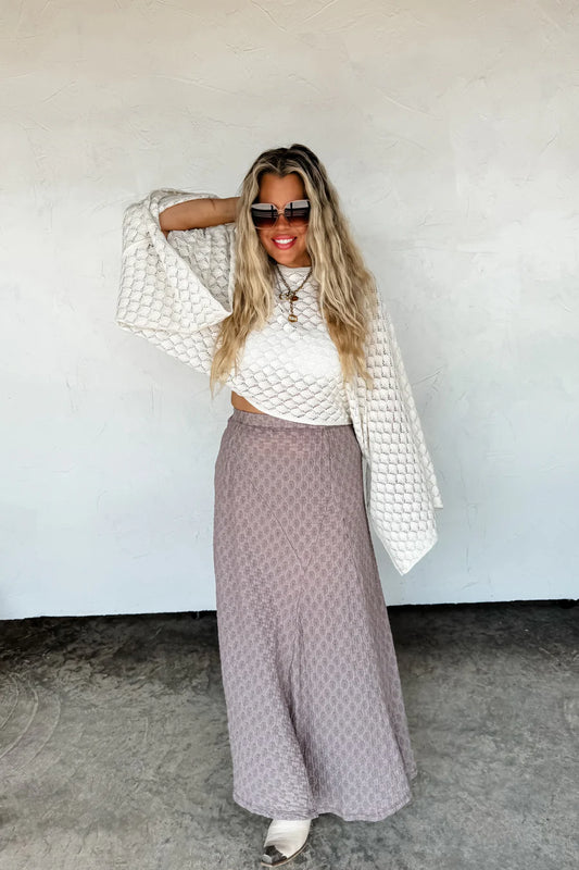 Mocha Lace Skirt