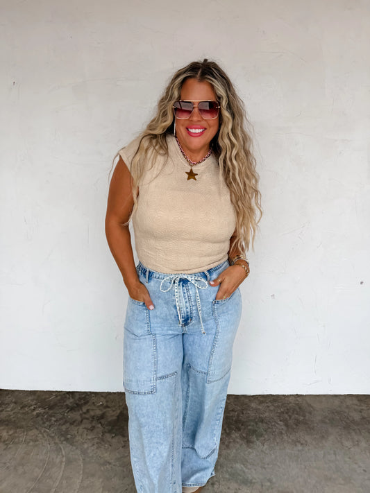 Jovie Tie Waist Jean [[PRE-ORDER]]