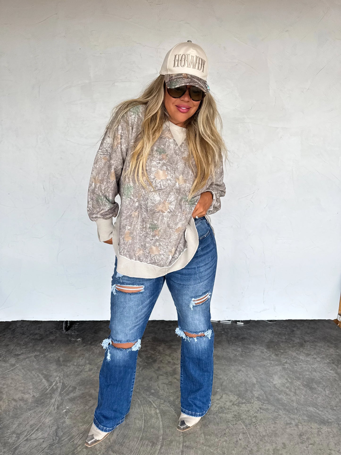 Ashland Straight Leg Distressed Jean in Blue [[PRE-ORDER]]