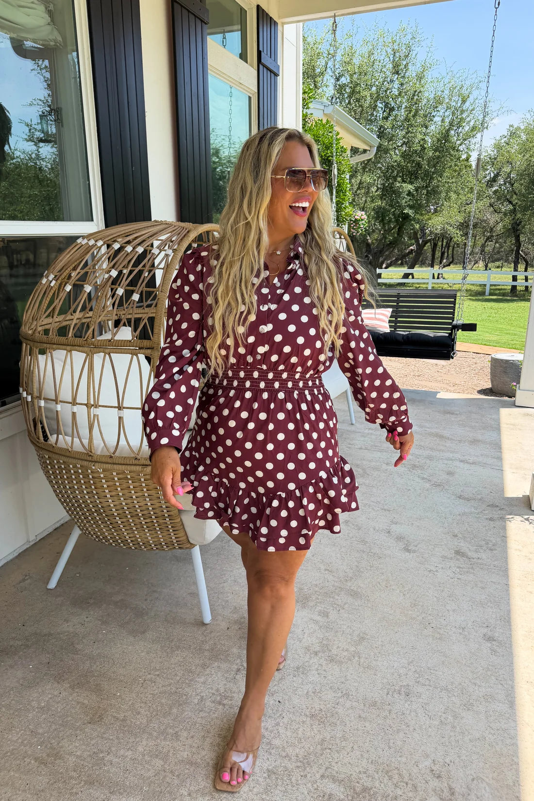 Windsor Dress in Polka Dot