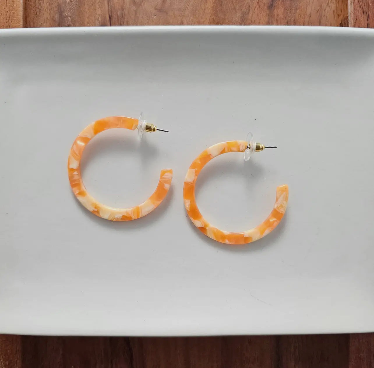 Orange Camy Hoops