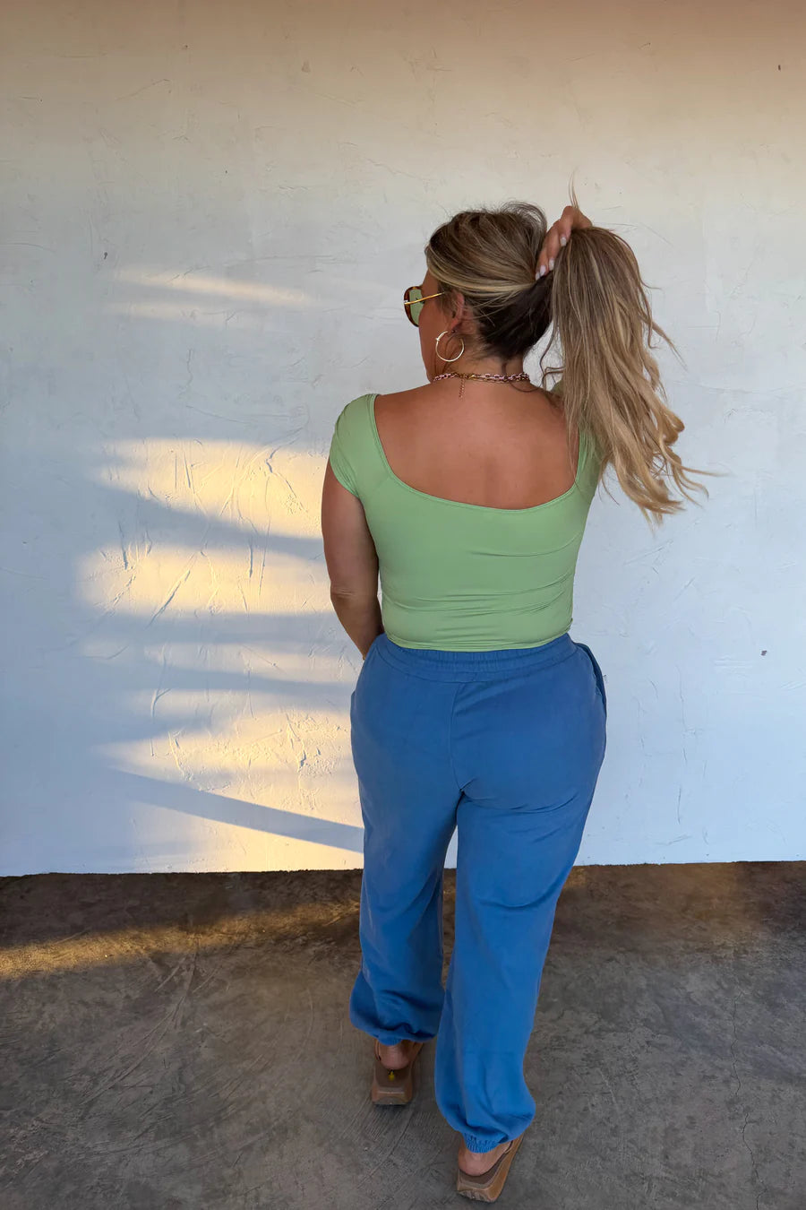 Green Cap Sleeve Top [[PRE-ORDER]]