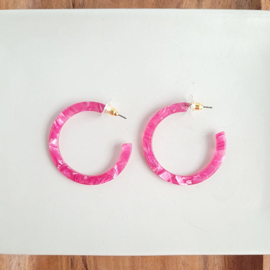 Raspberry Camy Hoops