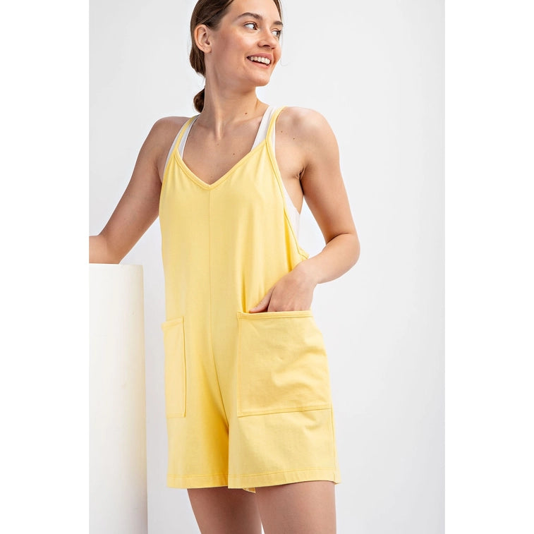 Banana Lycra Romper