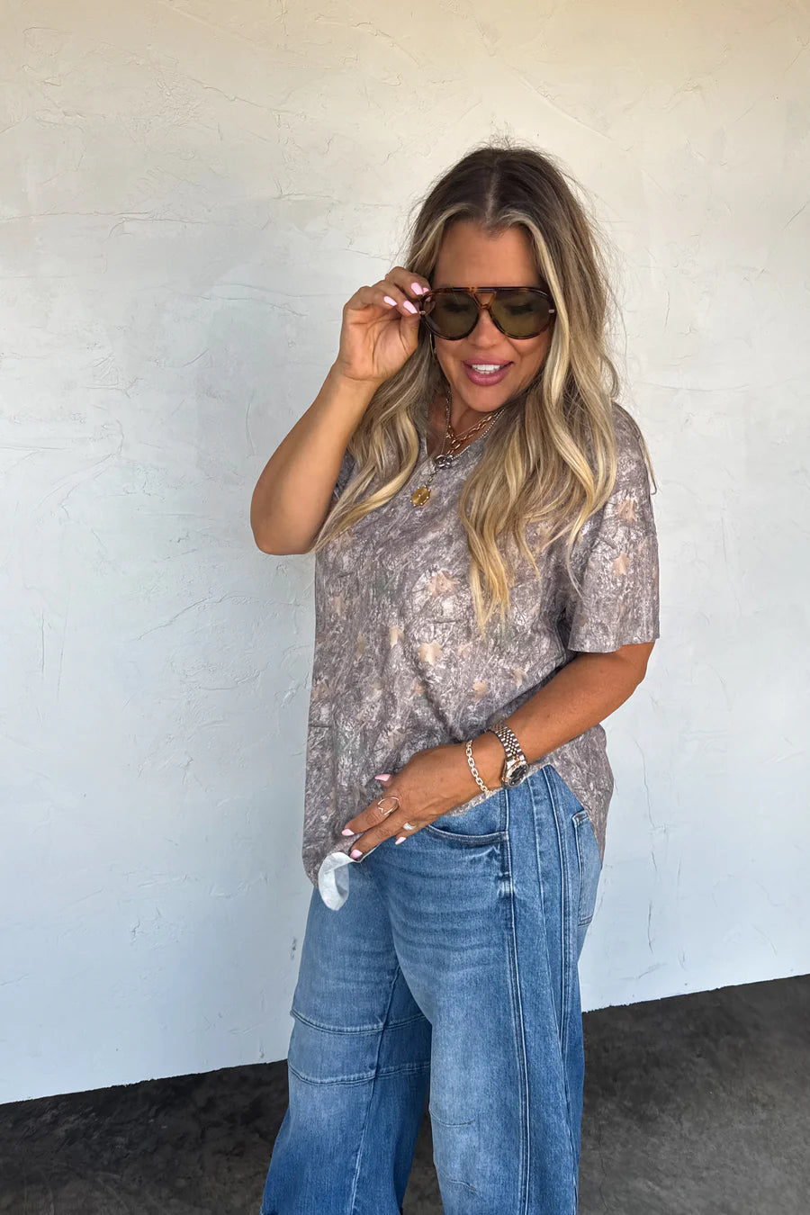 Camo Cotton Boyfriend Tee [[PRE-ORDER]]
