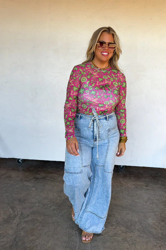 Lucky Girl Mesh Top [[PRE-ORDER]]