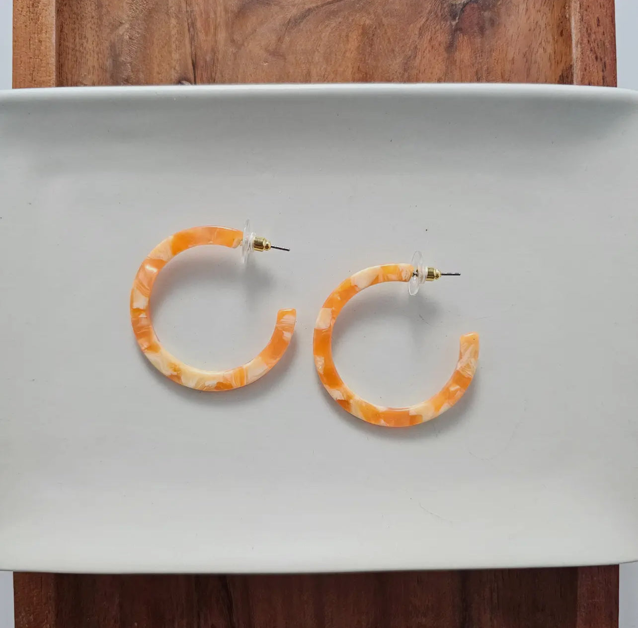 Orange Camy Hoops