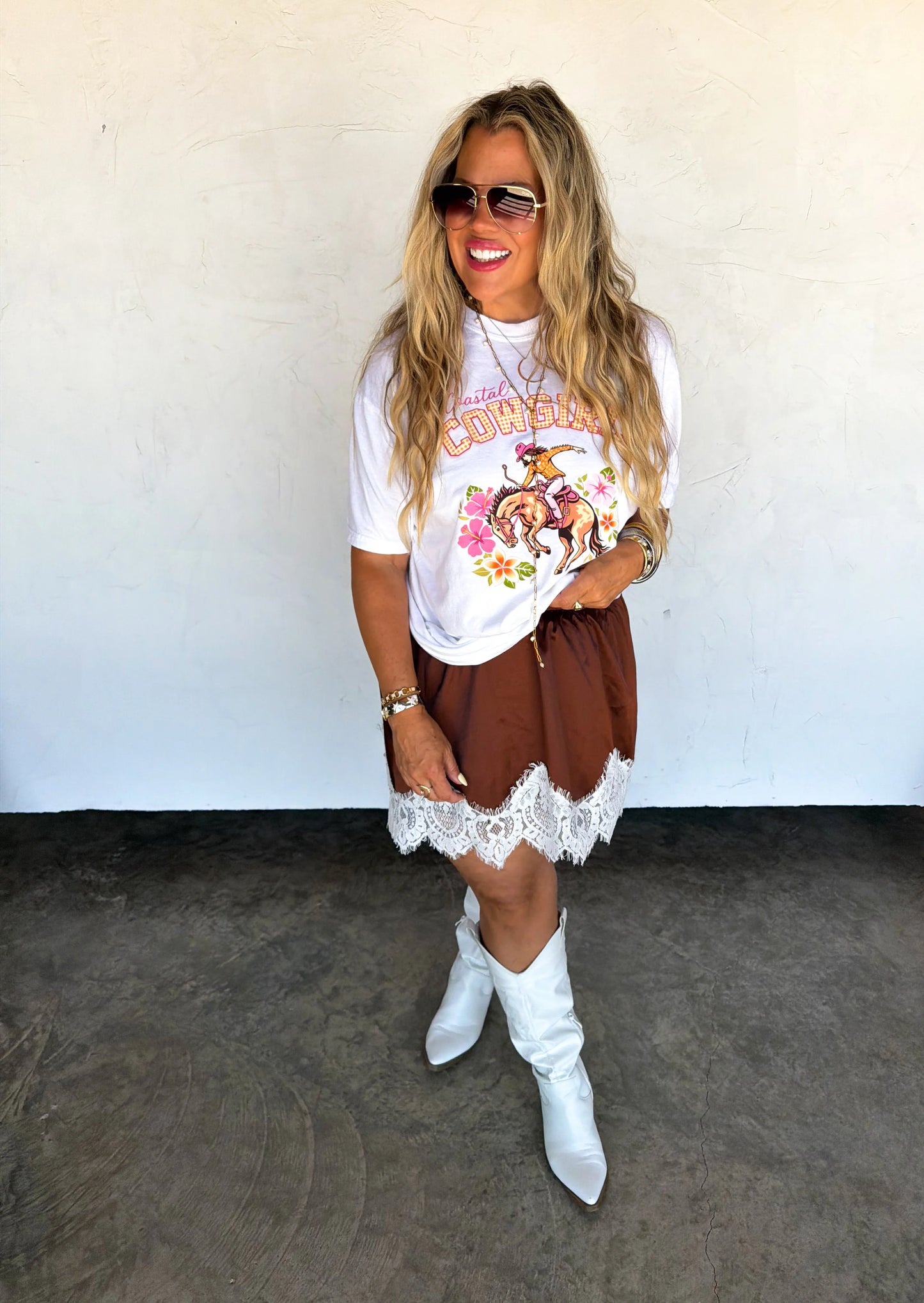 Brown Lace Skirt [[PRE-ORDER]]