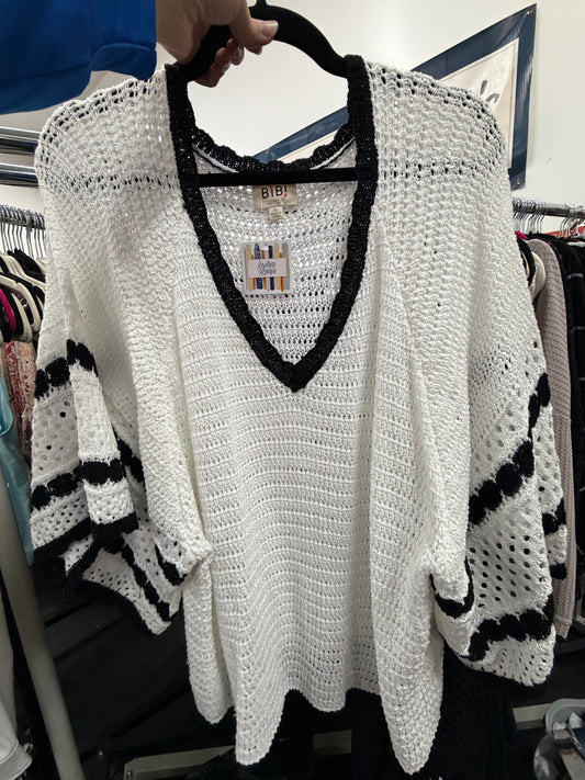 Pointelle Sweater - XL