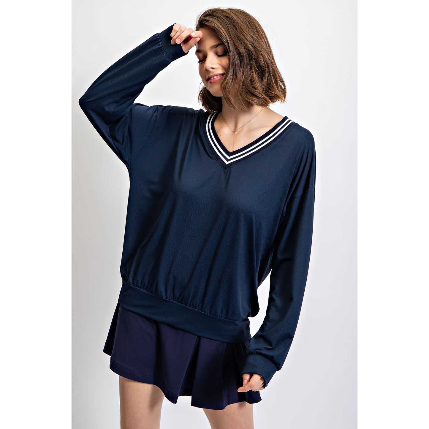 Navy Quick Dry Sweatshirt