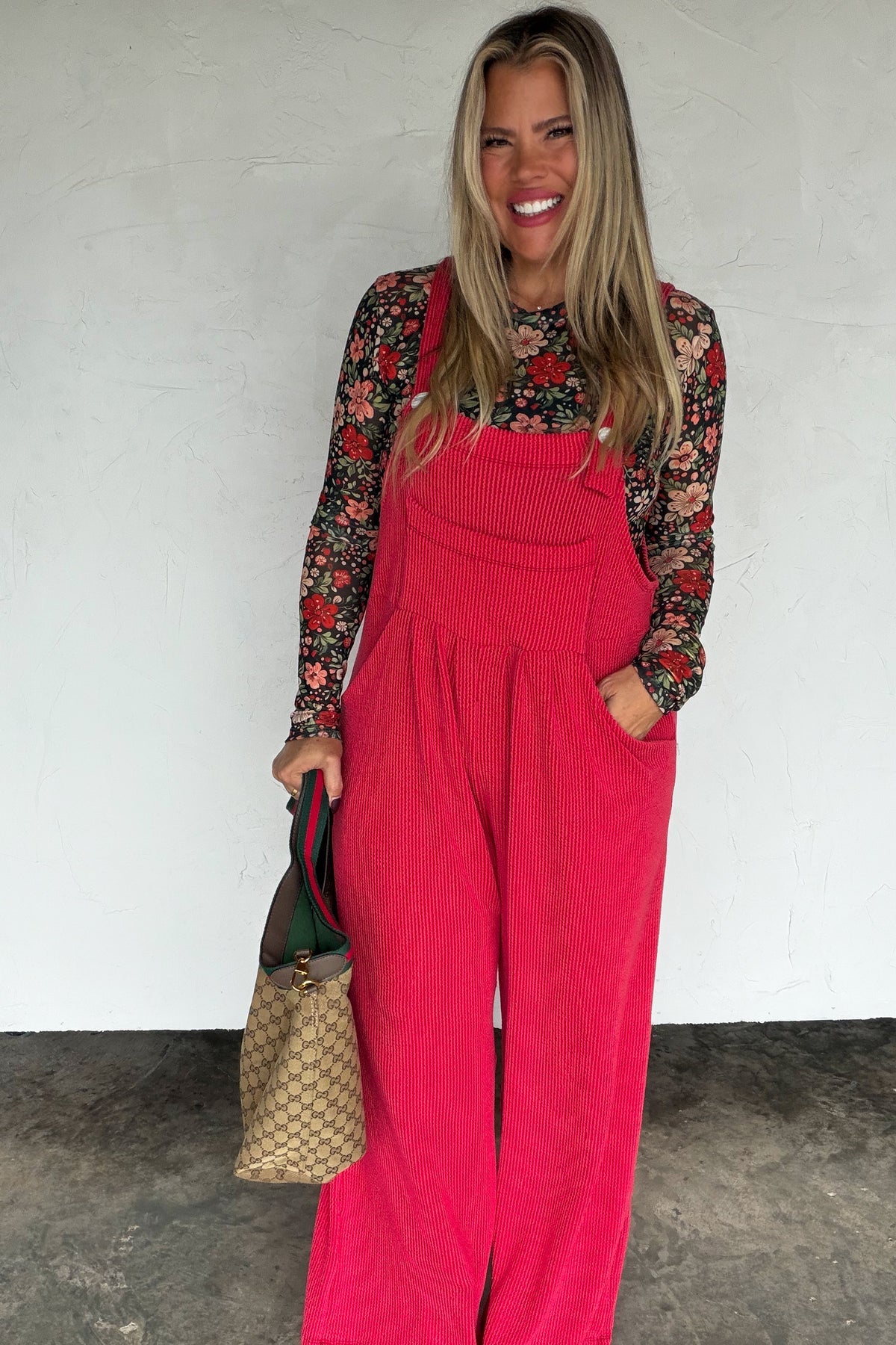 WINTER KARLI OVERALLS RED