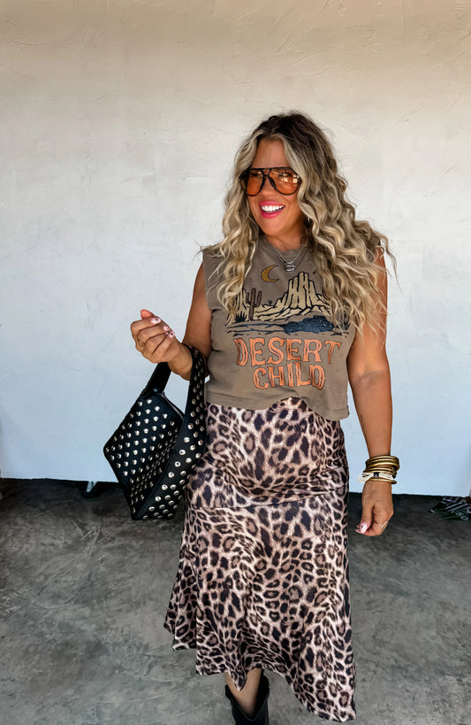Kyleigh Cheetah Skirt [[PRE-ORDER]]