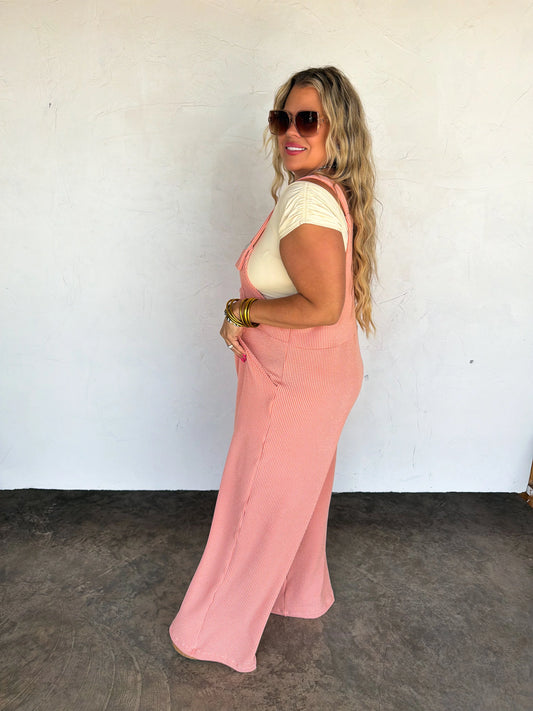Peach Karli Boho Overalls [[ETA 1st week of May]]