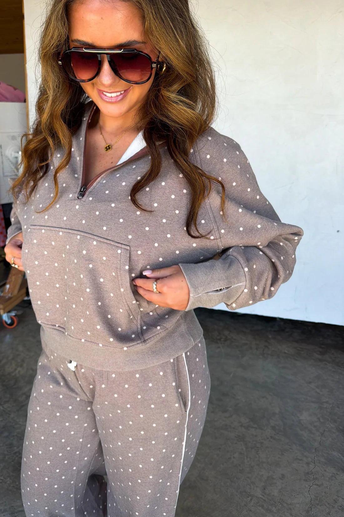 Polka Dot Easy Does It Pullover