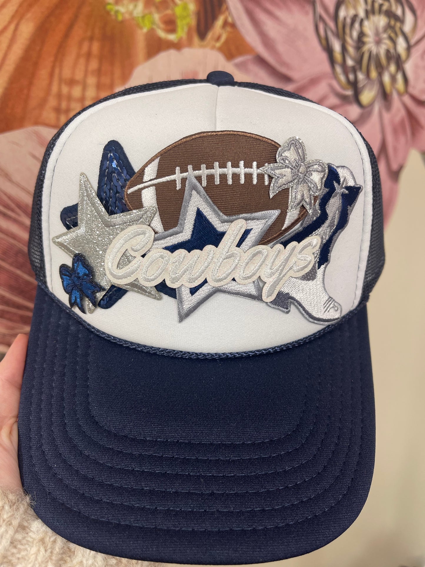 Cowboys Custom Trucker Hat