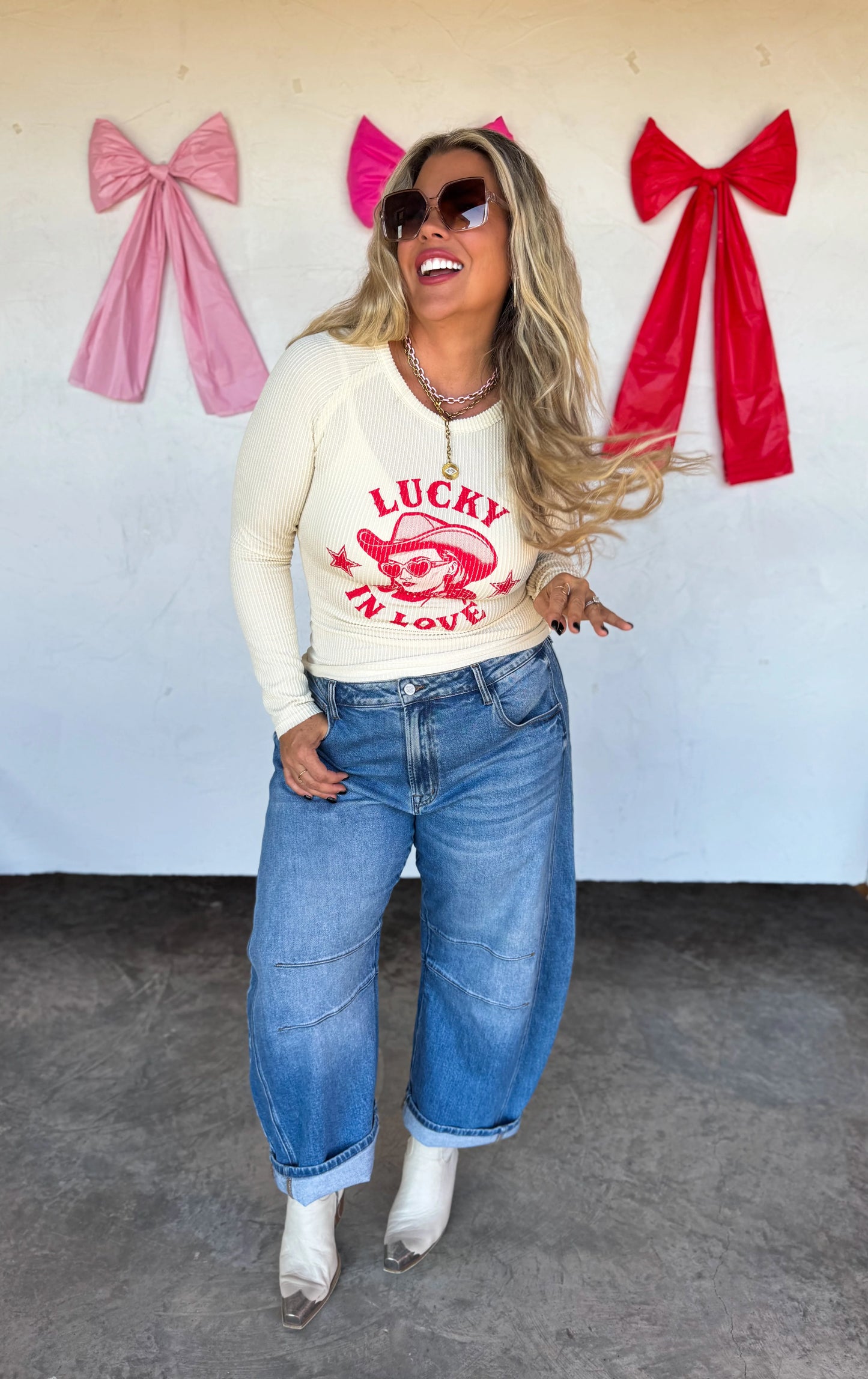 Lucky Love Graphic Top [[PRE-ORDER ETA 1st week of Jan]]