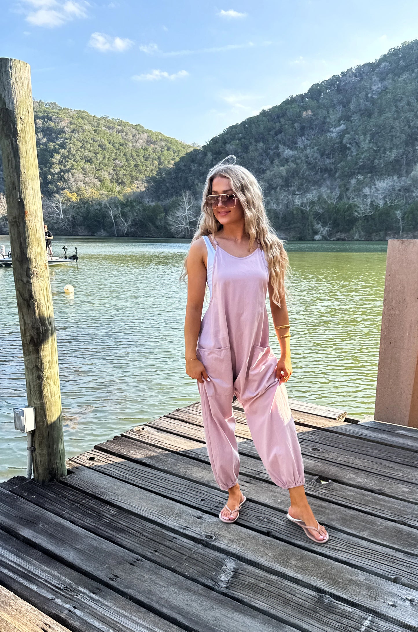 Scottie Blush Romper [[PRE-ORDER]]