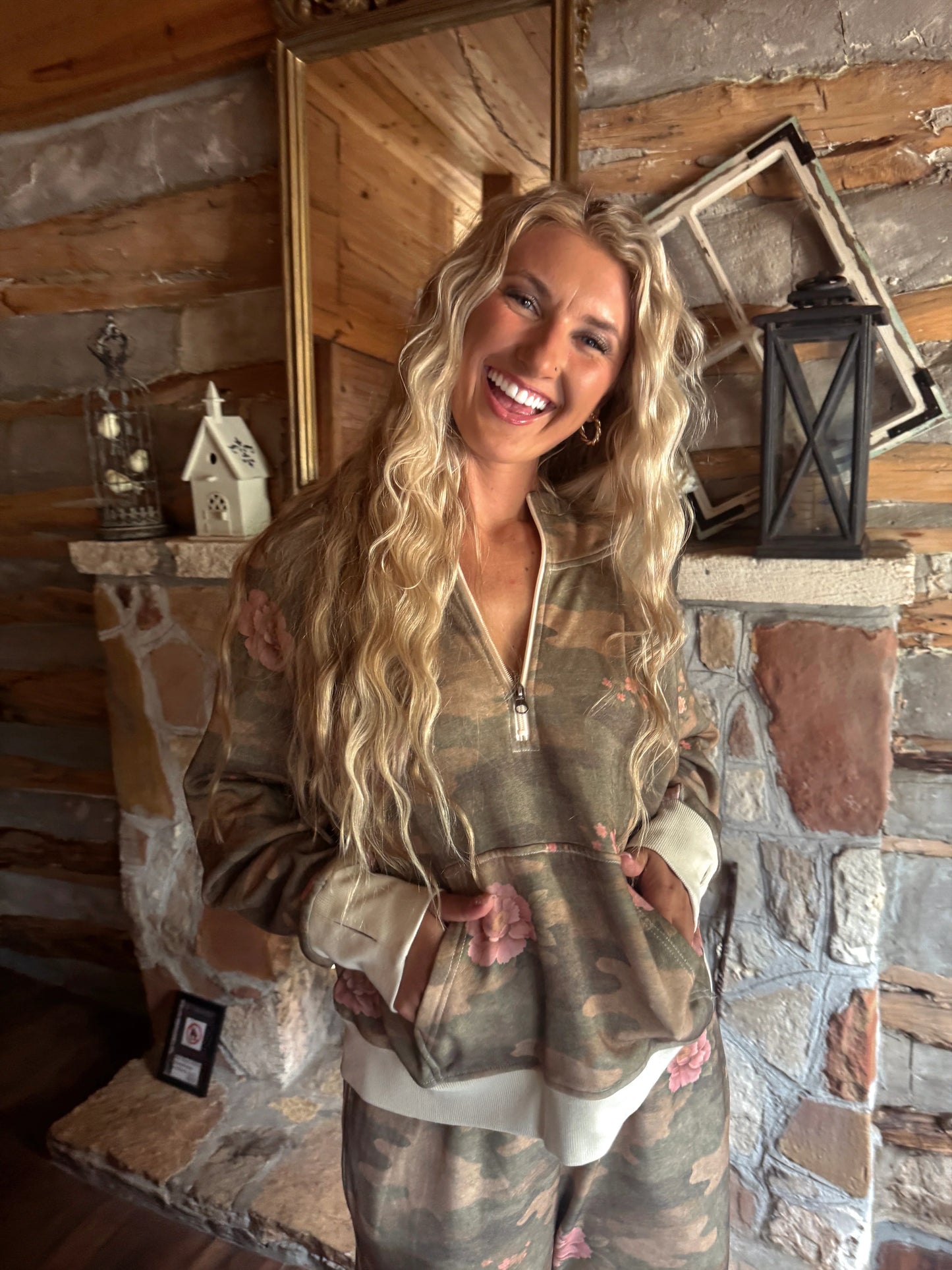 Camo/Floral Easy Does It Pullover [ETA Early September]