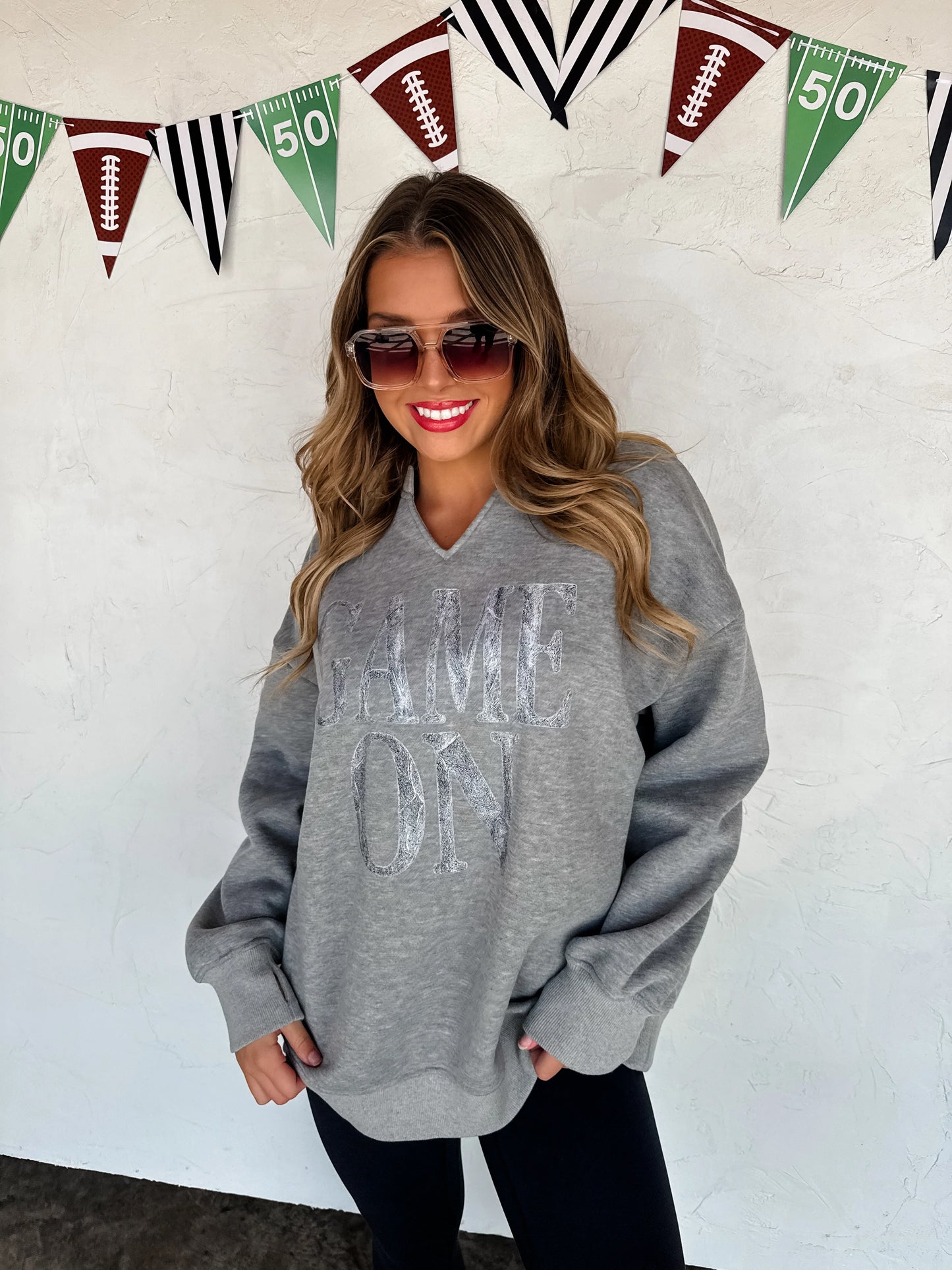 Game On Kickoff Cut Sweatshirt m