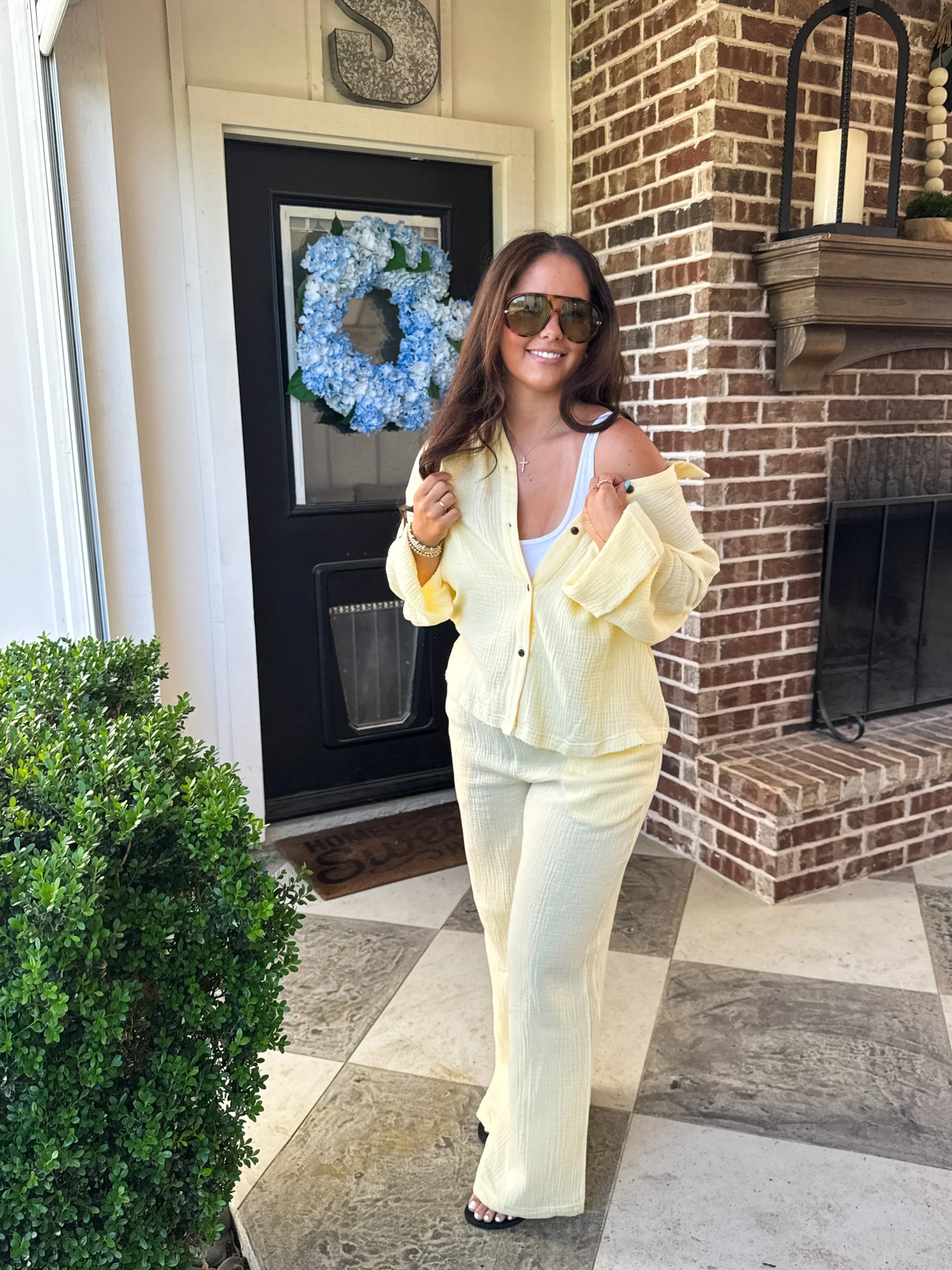 Yellow Coastal Breeze Gauze Set [[ETA end of June]]