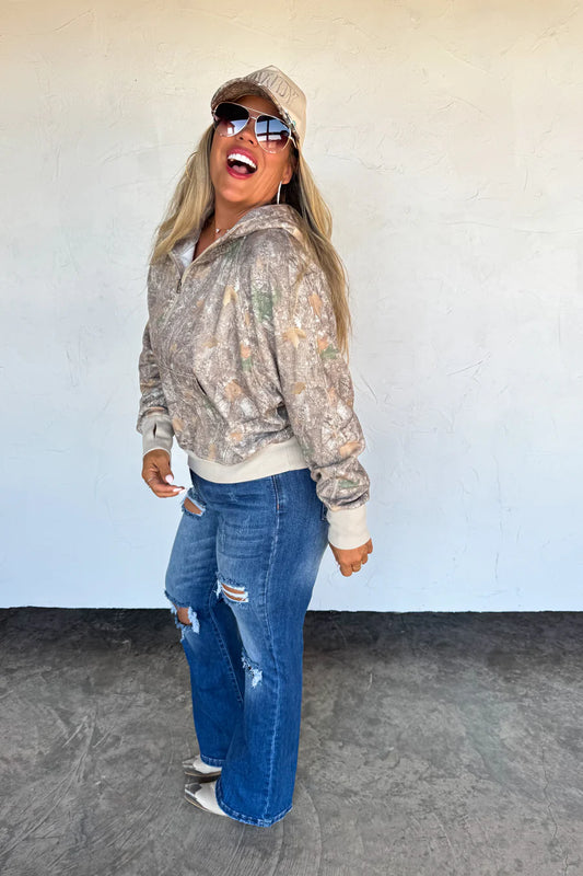 Easy Does It Camo Pullover [[PRE-ORDER]]