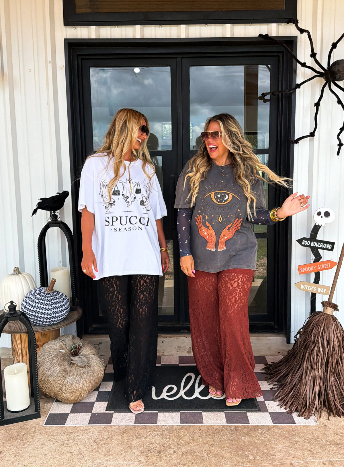 Enchanted Lace Pants in Rust