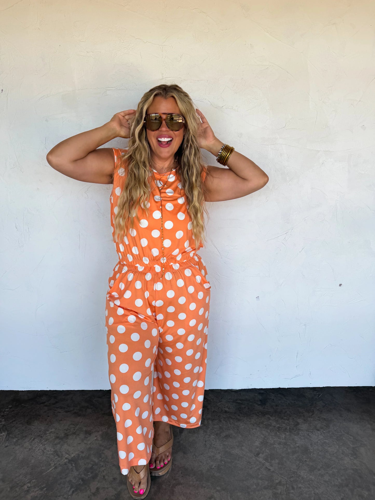 Peach Polka Dot Set [[PRE-ORDER]]