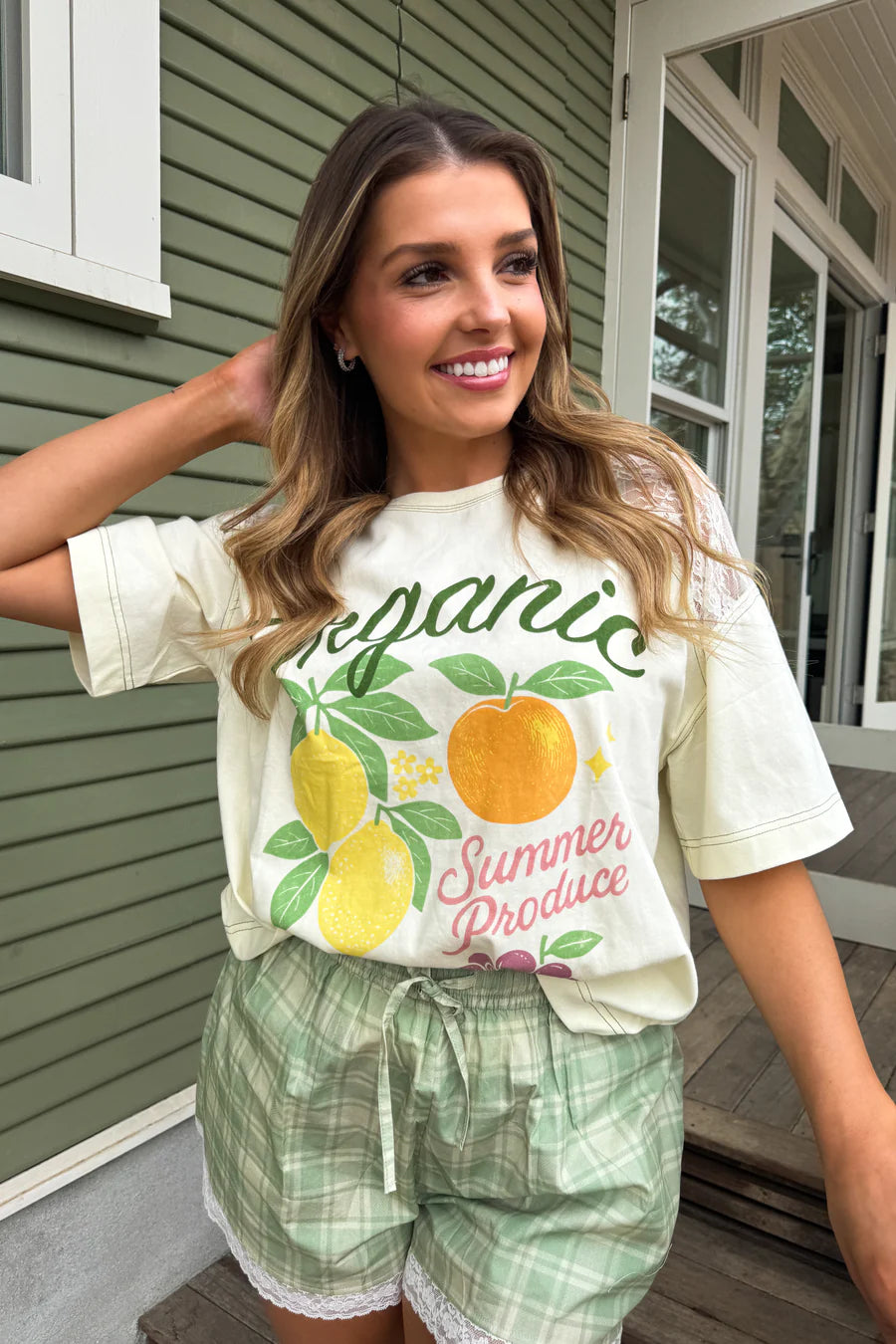 Green Plaid Country Side Shorts [[PRE-ORDER]]