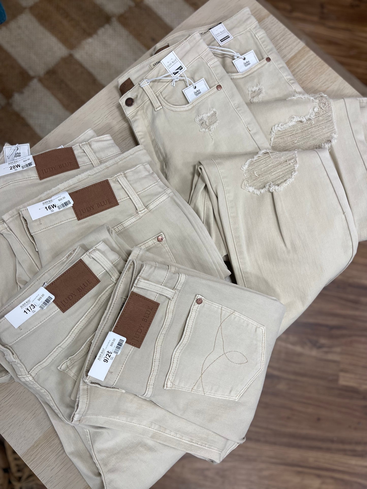Judy Blue Khaki 90's Straight Jean