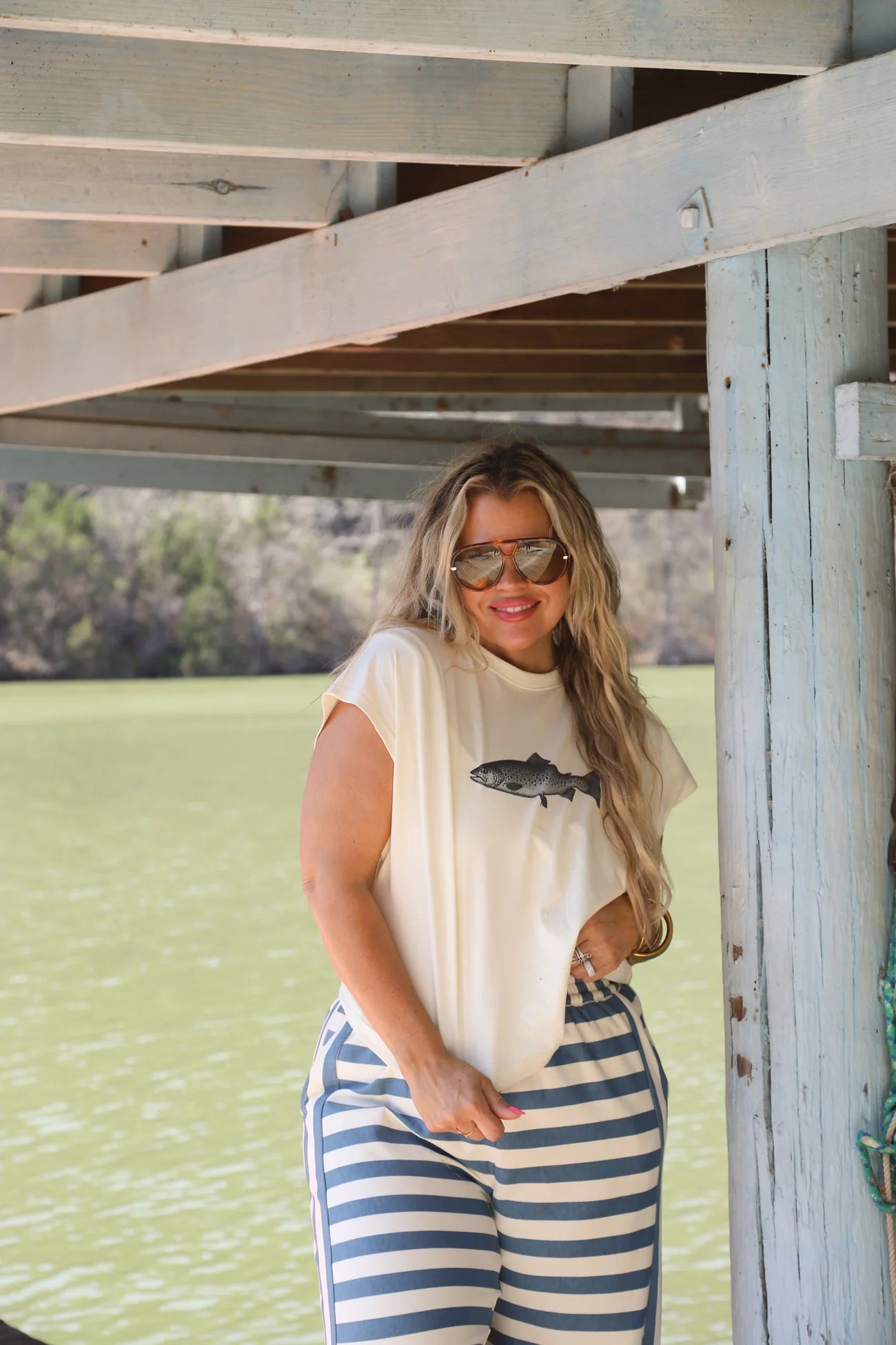 Lake Weekend Fish Tee [[PRE-ORDER]]