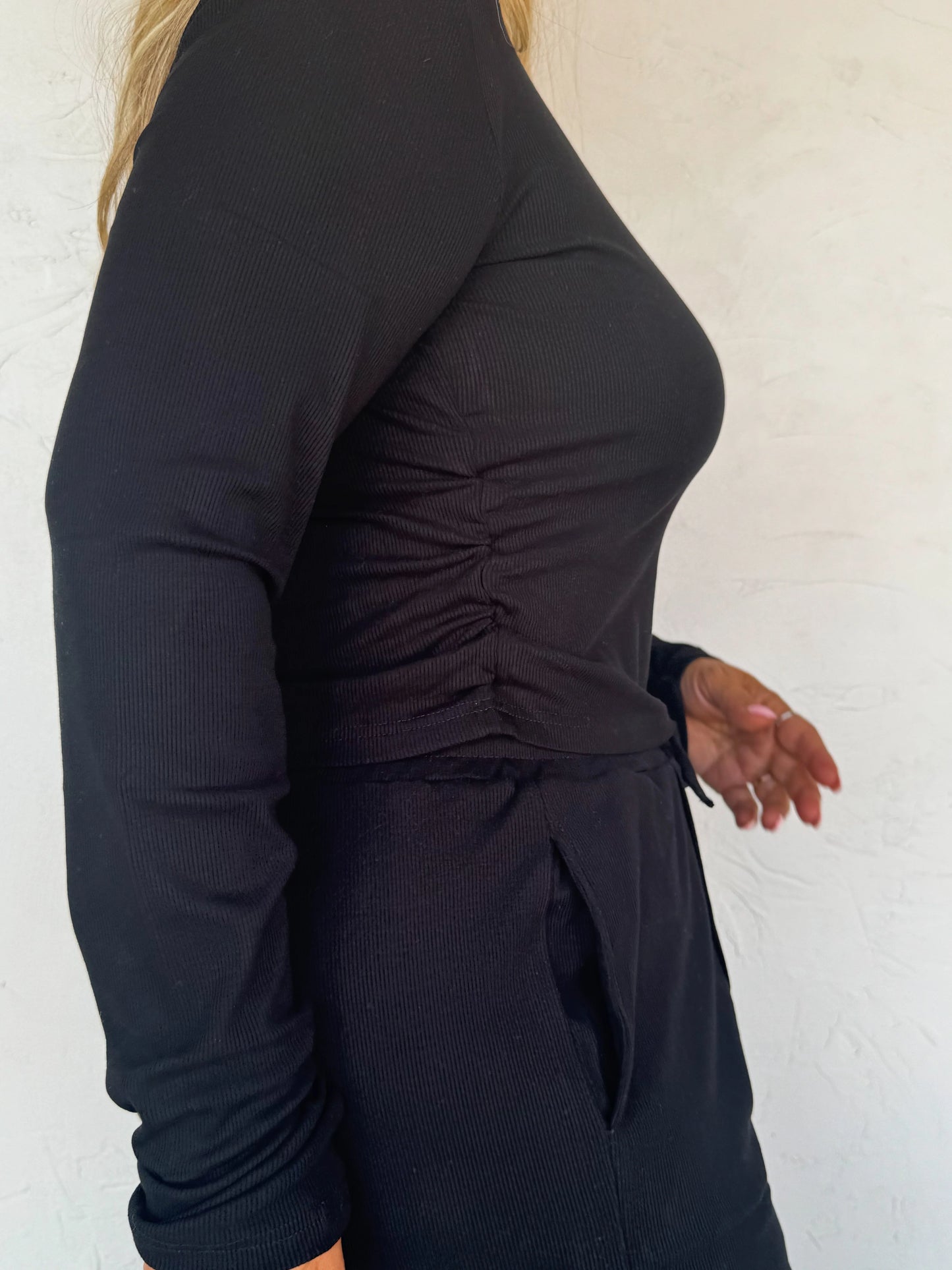 Black Sunday Ribben Lounge Set [[PRE-ORDER: ETA 2nd week of December]]