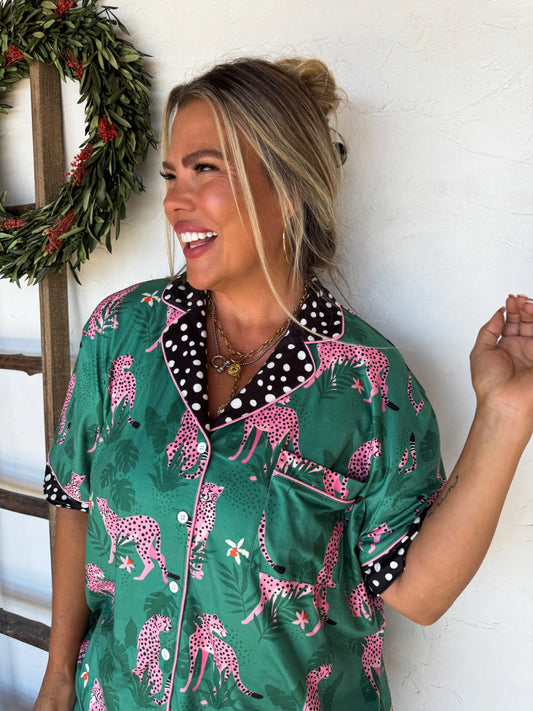 Leopard Luxe PJ Set [[PRE-ORDER]]