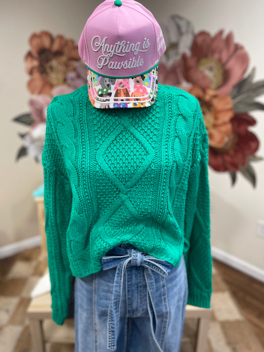 Lily Pad Sweater