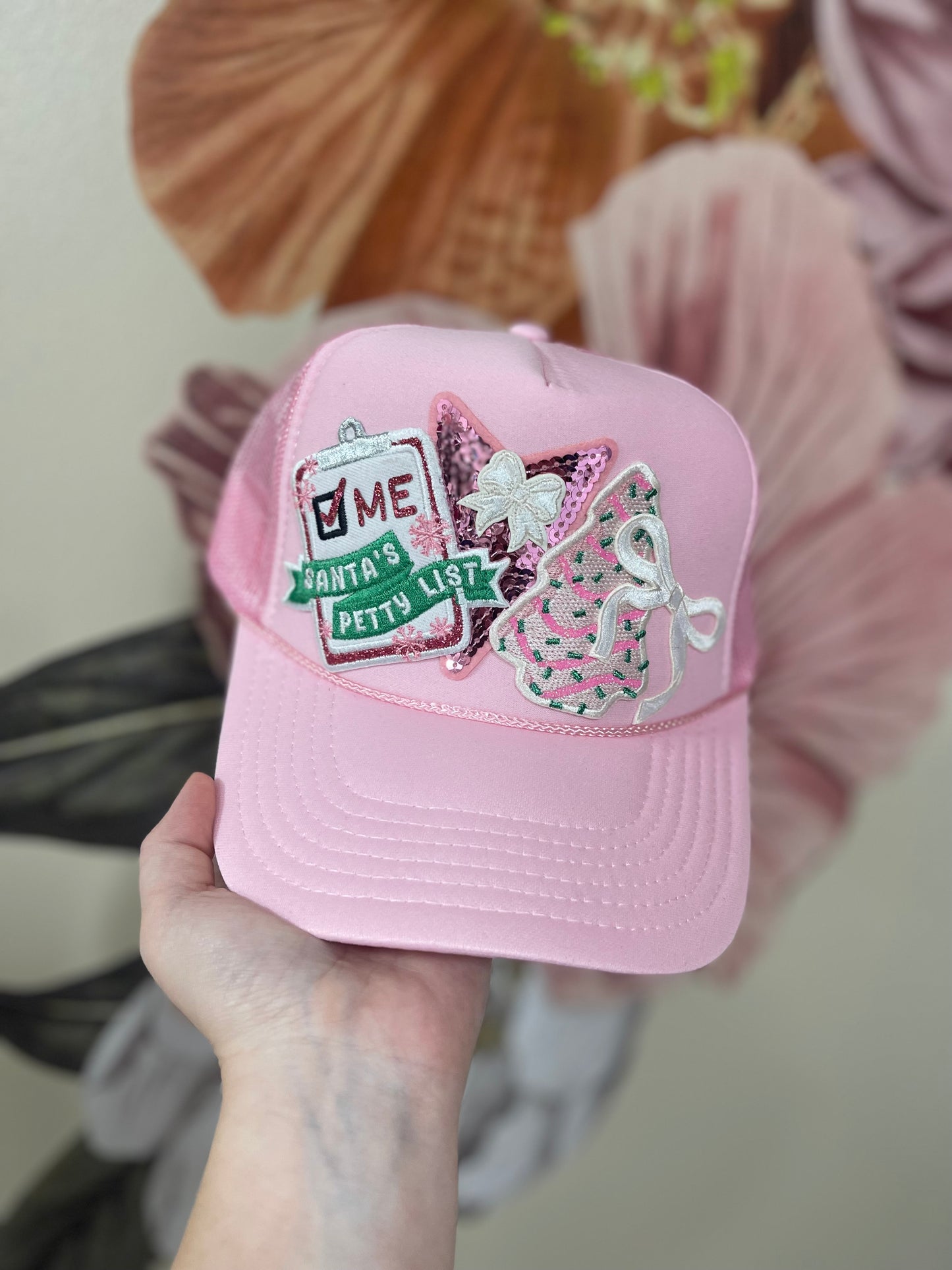 Santa's Petty List Custom Trucker Hat