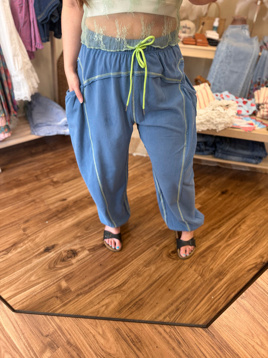 Blue Lounge Joggers