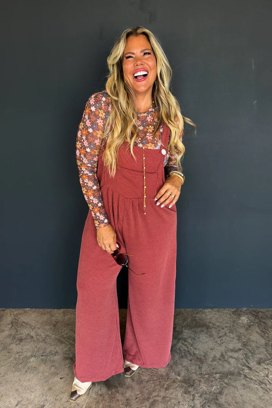 FALL KARLI OVERALLS RUST