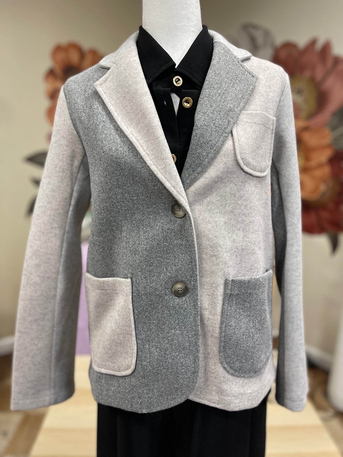 FINAL SALE * Color Blocked Sport Coat