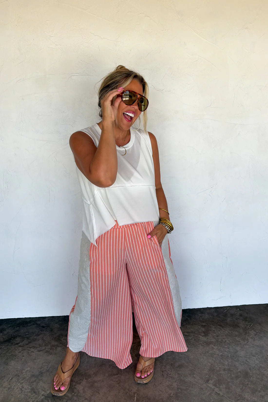 Coral Weekend Escape Pants ETA end of July