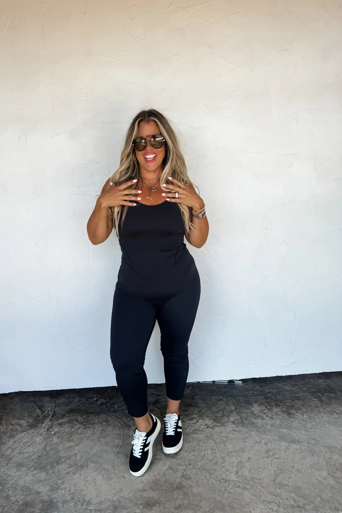 Sera Yoga Jumpsuit in Black