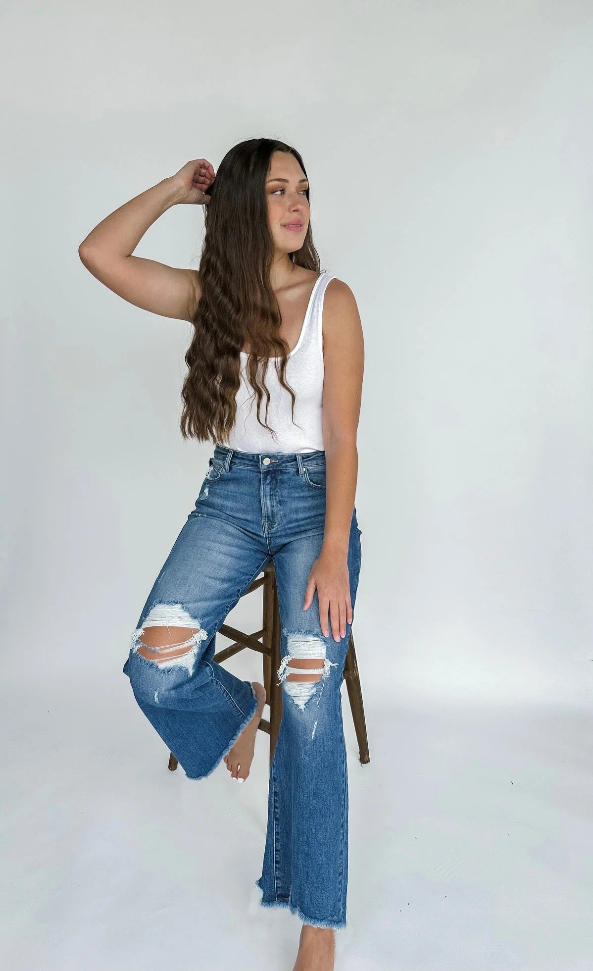 Distressed Jeans