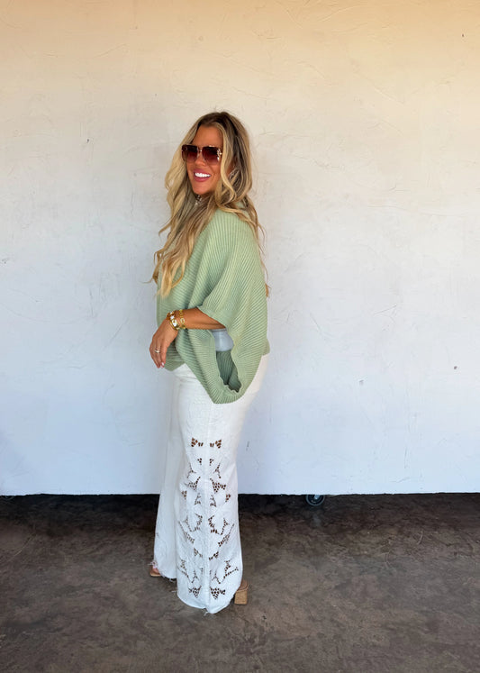 Spring Sage Meg Pullover Poncho [[PRE-ORDER]]