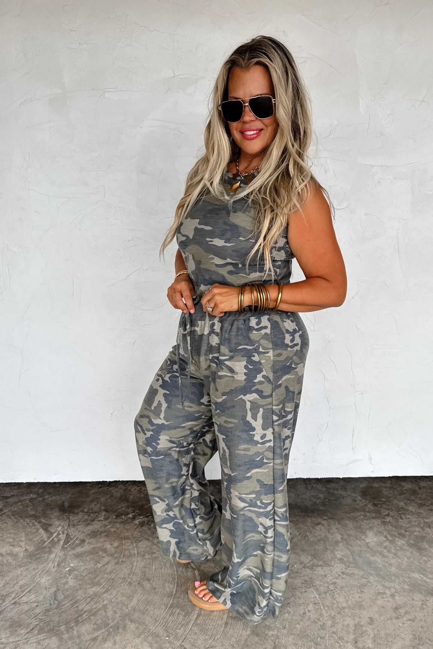 Haddie Camo Wide Leg Pants [[PRE-ORDER]]