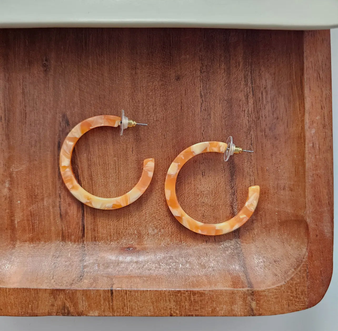 Orange Camy Hoops